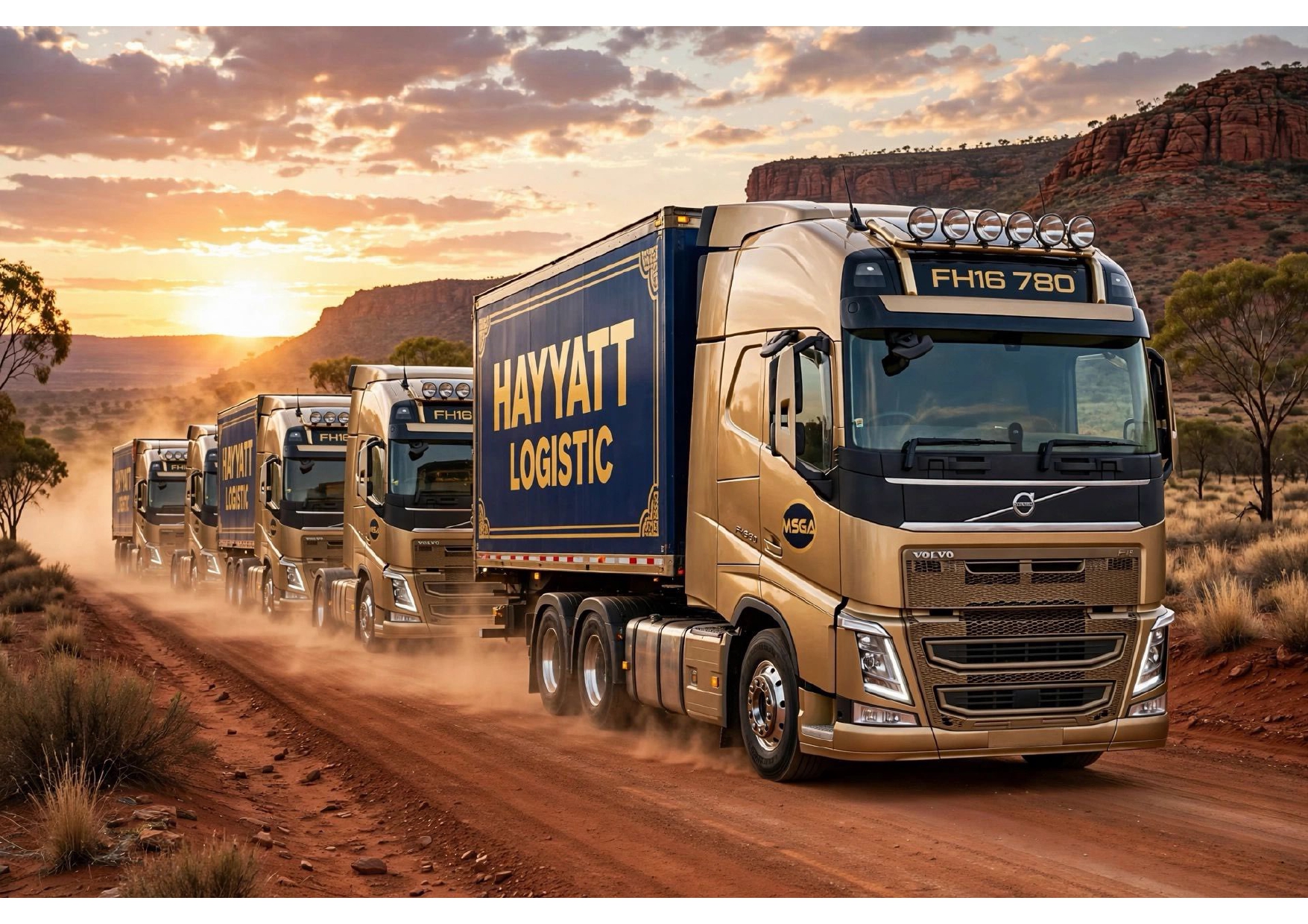 Hayyatt Logistic vehicle